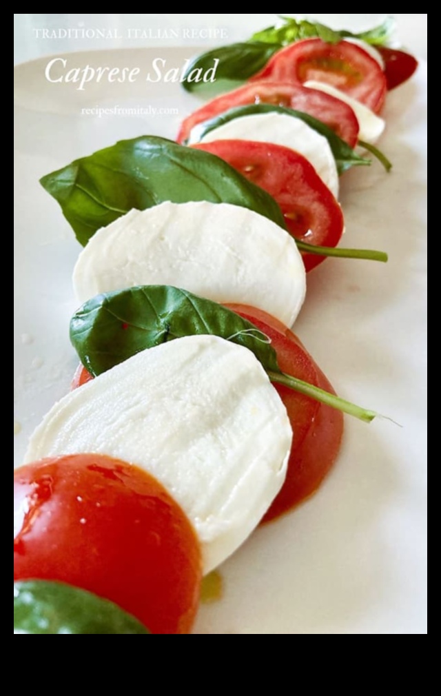 Caprese Creations: İtalyan Malzemelerinin Senfonisi